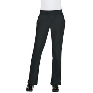KOI™ 732 Women's Laurie 6-Pocket Yoga Style Scrub Pant - Black